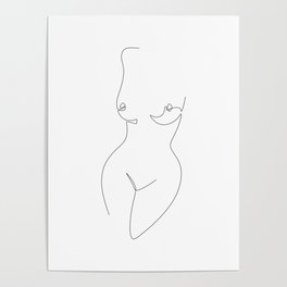 Nude Curve Poster
