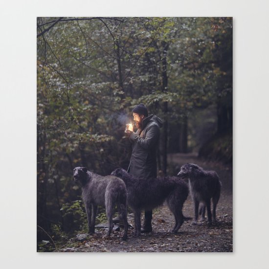 The Scottish Wolfhound Canvas Print