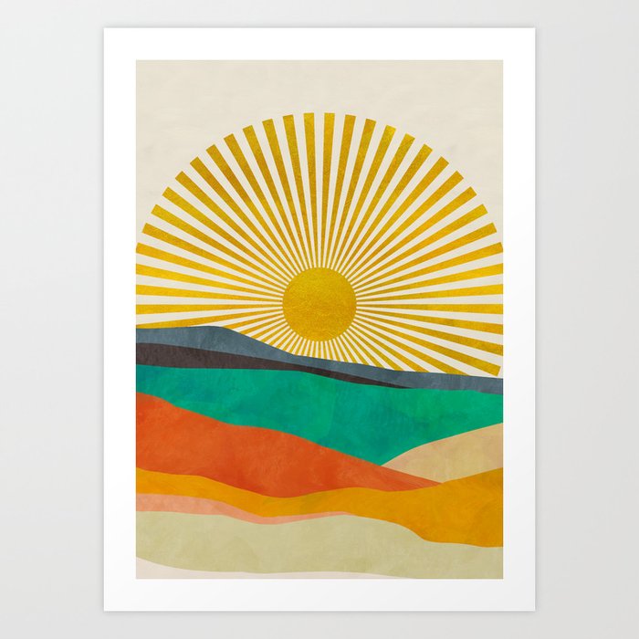 hope sun Art Print