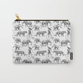 Whimsical Vintage Safari Circus II Carry-All Pouch