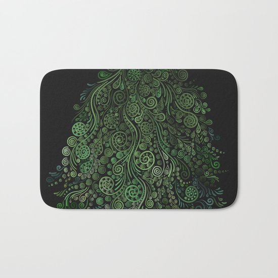 Fantasy Tree Greenery Bath Mat