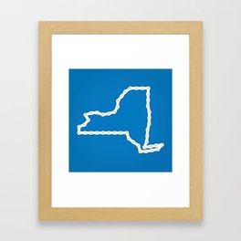 New York: United Chains of America Framed Art Print