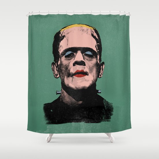 The Fabulous Frankenstein's Monster Shower Curtain