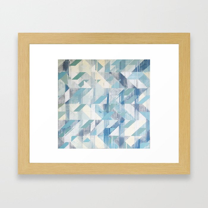 Sea Glass Framed Art Print