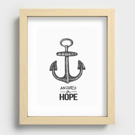 Anchored Recessed Framed Print