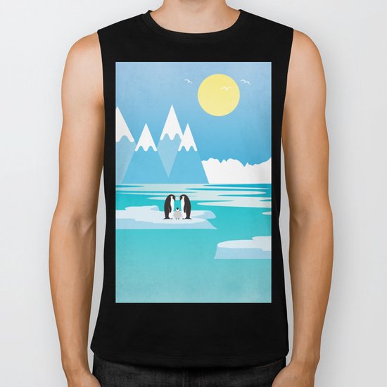 Penguins Biker Tank