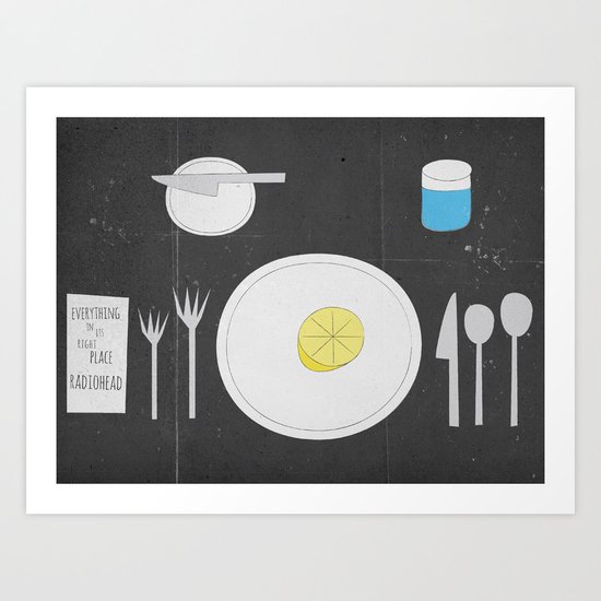 Everything Lemon - Analog Zine Art Print