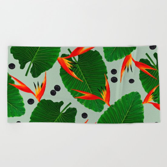 Costa Rican Print Beach Towel