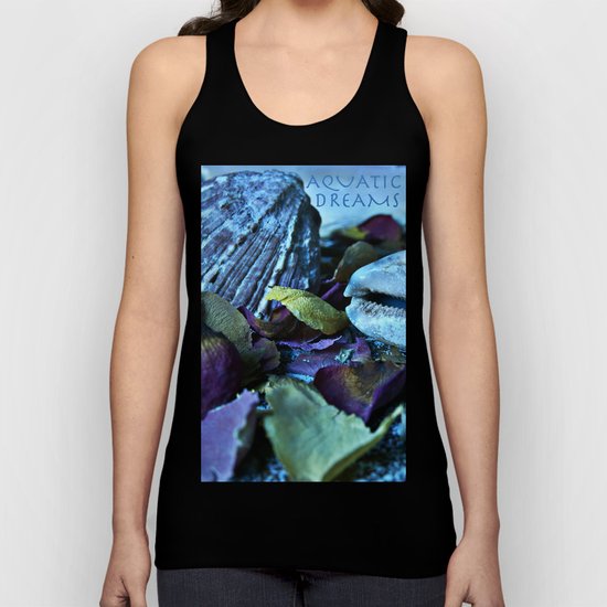 BLUE Maritime Symphony of Seashell Unisex Tank Top