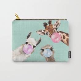 Bubble Gum Gang in Green Carry-All Pouch