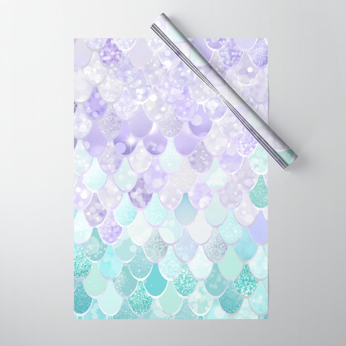 iridescent wrapping paper