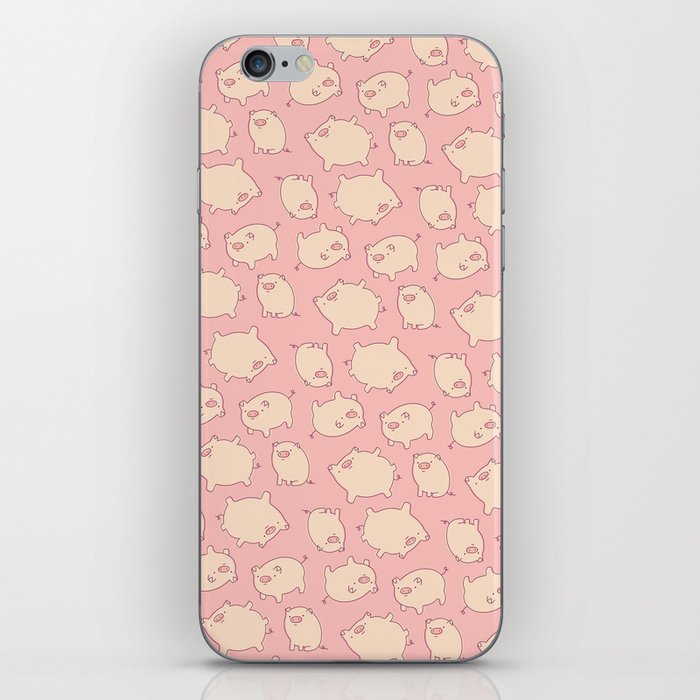 small pigs (pink) iPhone Skin