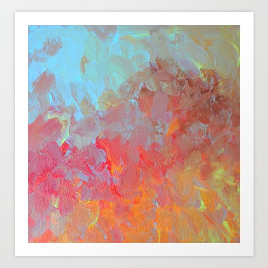 Flowers Bloom Art Print