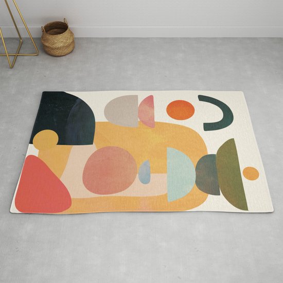 Modern Abstract Art 70 Rug By Cityart7 Society6