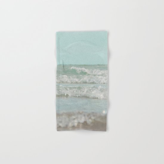 Mint Ocean Hand & Bath Towel