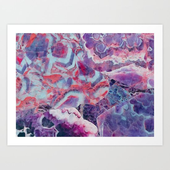 Amethyst Art Print