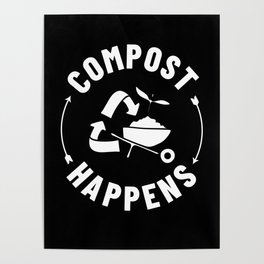 Compost Bin Worm Composting Vermicomposting Poster