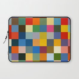 Haikili - Abstract Colorful Pixel Patchwork Art Laptop Sleeve