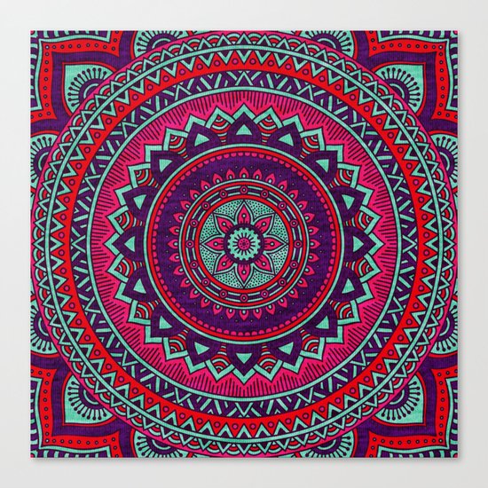 Hippie mandala 26 Canvas Print
