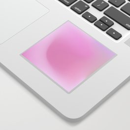 Soft pink holographic hologram Sticker