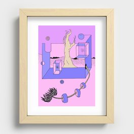 Brownian Chambers Recessed Framed Print