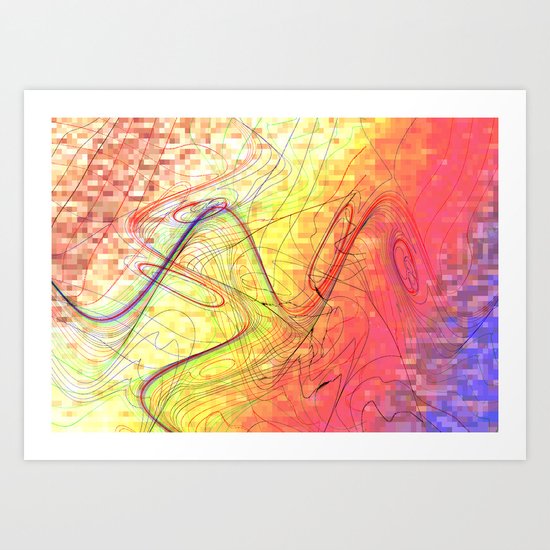 goodbye morning freestyle Art Print
