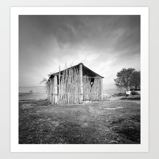Old dryer tobacco Art Print