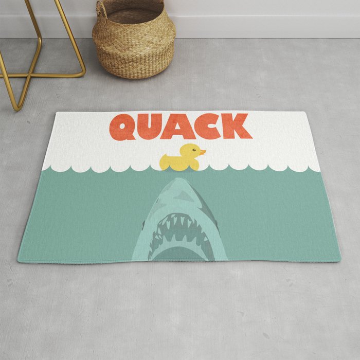 Jaws Rubber Duck Rug
