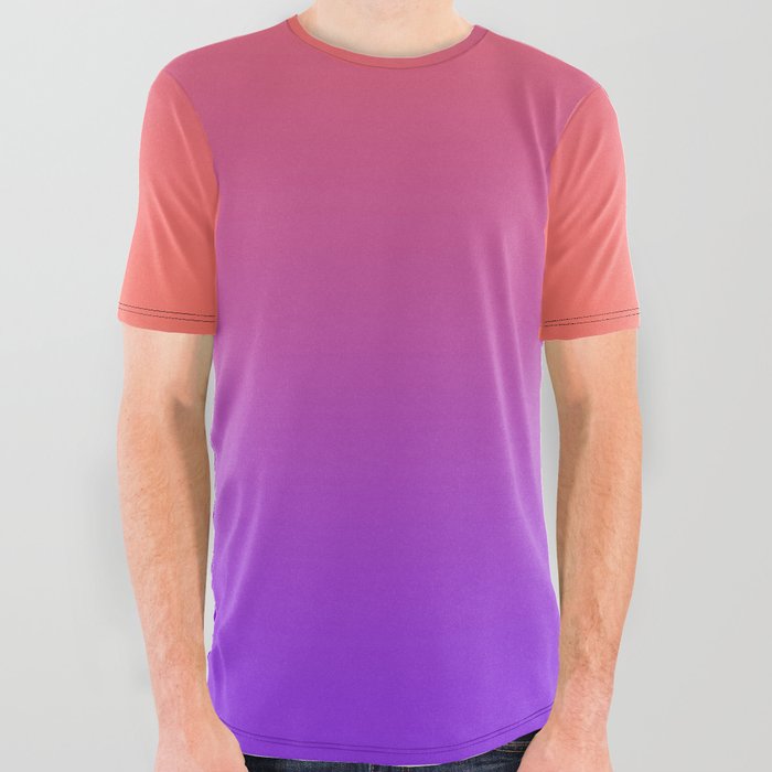 Purple and best sale orange graphic tee