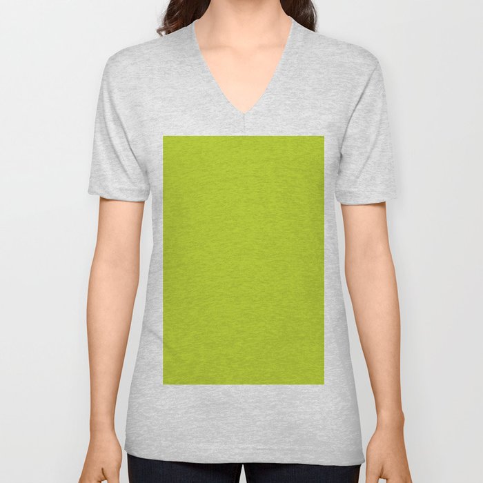 Lime Punch - Fashion Color Trend Spring/Summer 2018 V Neck T Shirt