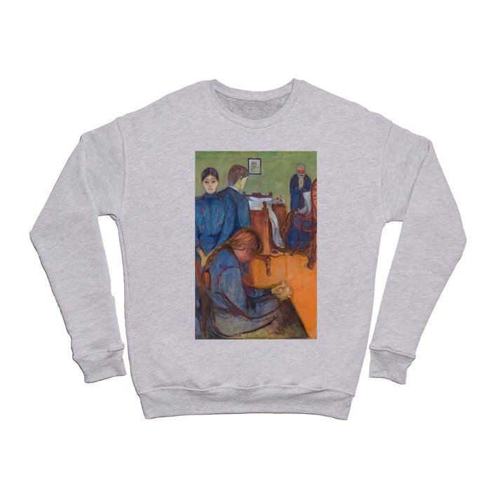 Edvard Munch - Death in the Sickroom v2 Crewneck Sweatshirt