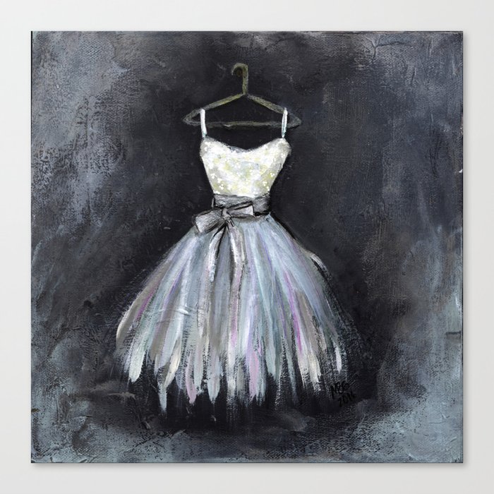 Ballerina Dress 2 Painting Canvas Print By Meganbaileygill Society6