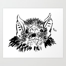 Spicy Bat (Wumbus) Art Print
