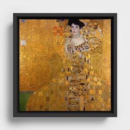 The Woman In Gold Bloch-Bauer I by Gustav Klimt Framed Canvas