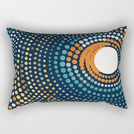Dotted Contemporary Colors Minimal Pattern Rectangular Pillow