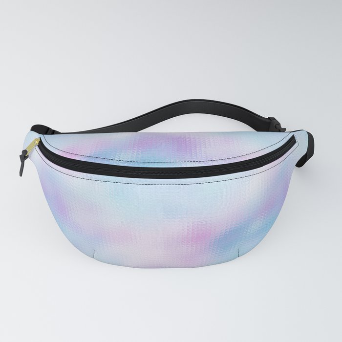 Pink Blue Iridescent Pattern Fanny Pack