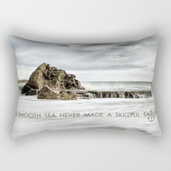 A Smooth Sea Rectangular Pillow