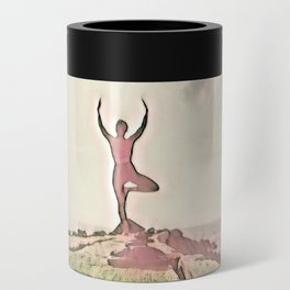 Woman Doing Yoga 6 Can Cooler