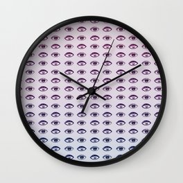 Eyes Pastel Wall Clock | Graphicdesign, Pattern, Illustration 