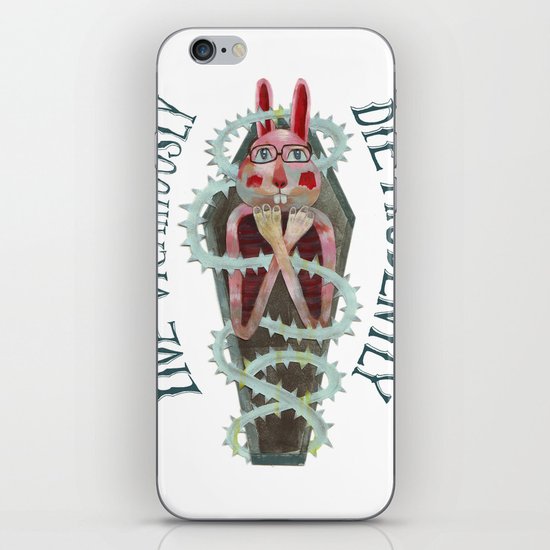 Live Vicariously. Die Prudently. iPhone & iPod Skin