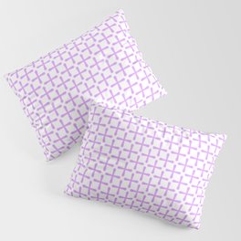 Purple Cross Pattern Pillow Sham