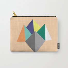 Paku Paku, original colours on peach Carry-All Pouch | Vector, Graphic Design, Architecture 