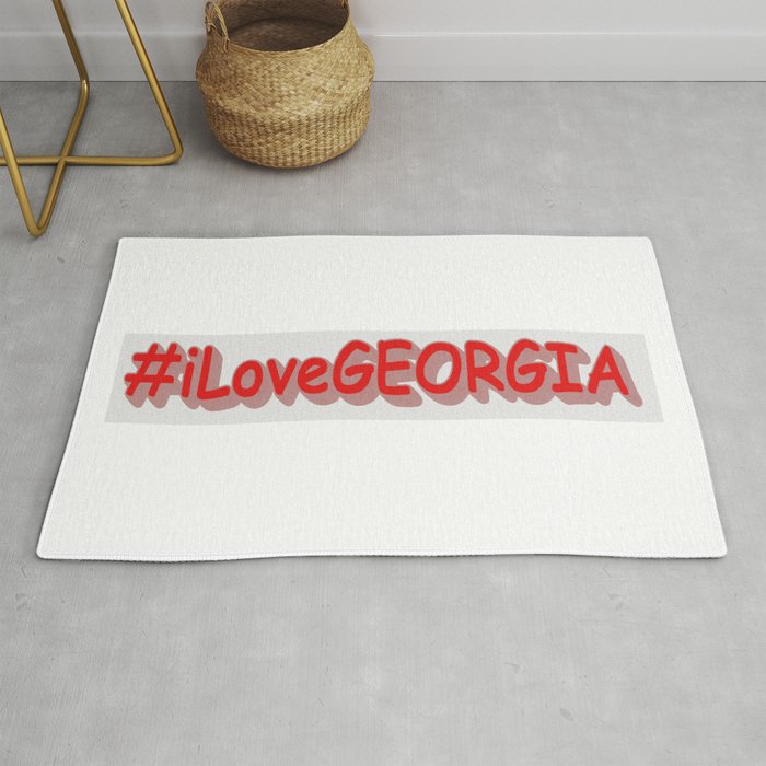 "#iLoveGEORGIA " Cute Design. Buy Now Rug