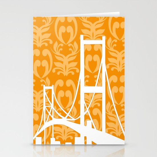 Architecture - Golden Gate Bridge Stationery Cards