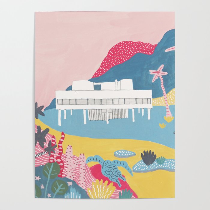 Villa Savoye - Le Corbusier Poster