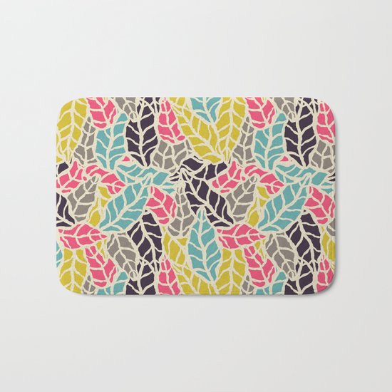 Nature leaves 003 Bath Mat
