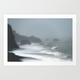 Pacific Northwest Beach Storm Art Print