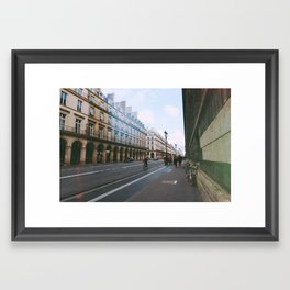 PARISIAN STREET Framed Art Print