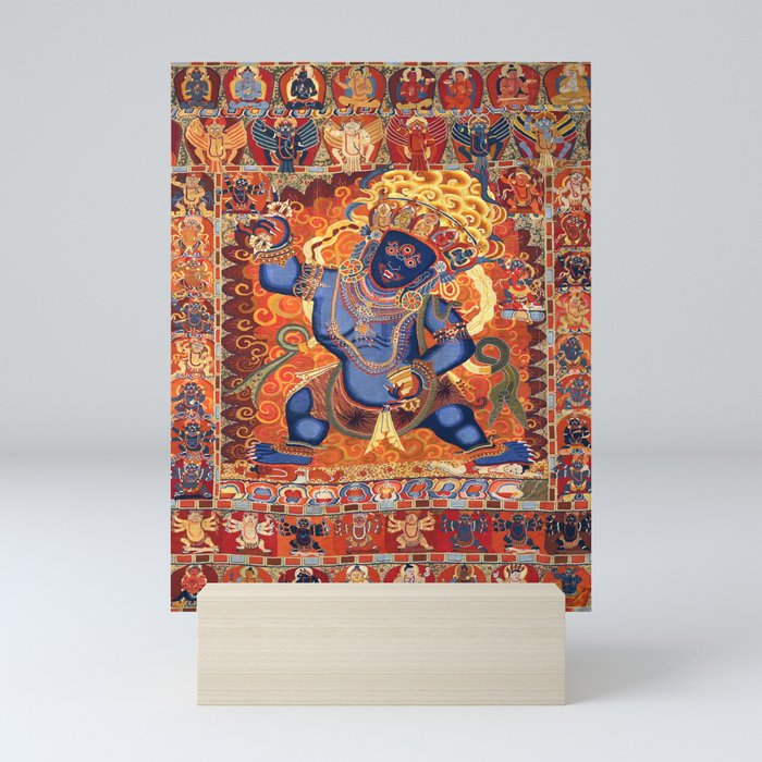 Acala The Immovable Buddhist Thangka Mini Art Print