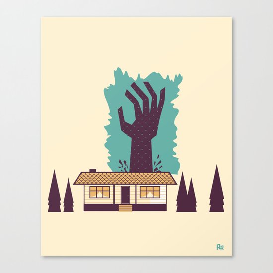 The Cabin in the Woods Canvas Print